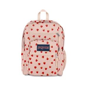 NWT! JanSport Big Student 17.5" Backpack - Strawberry Shower